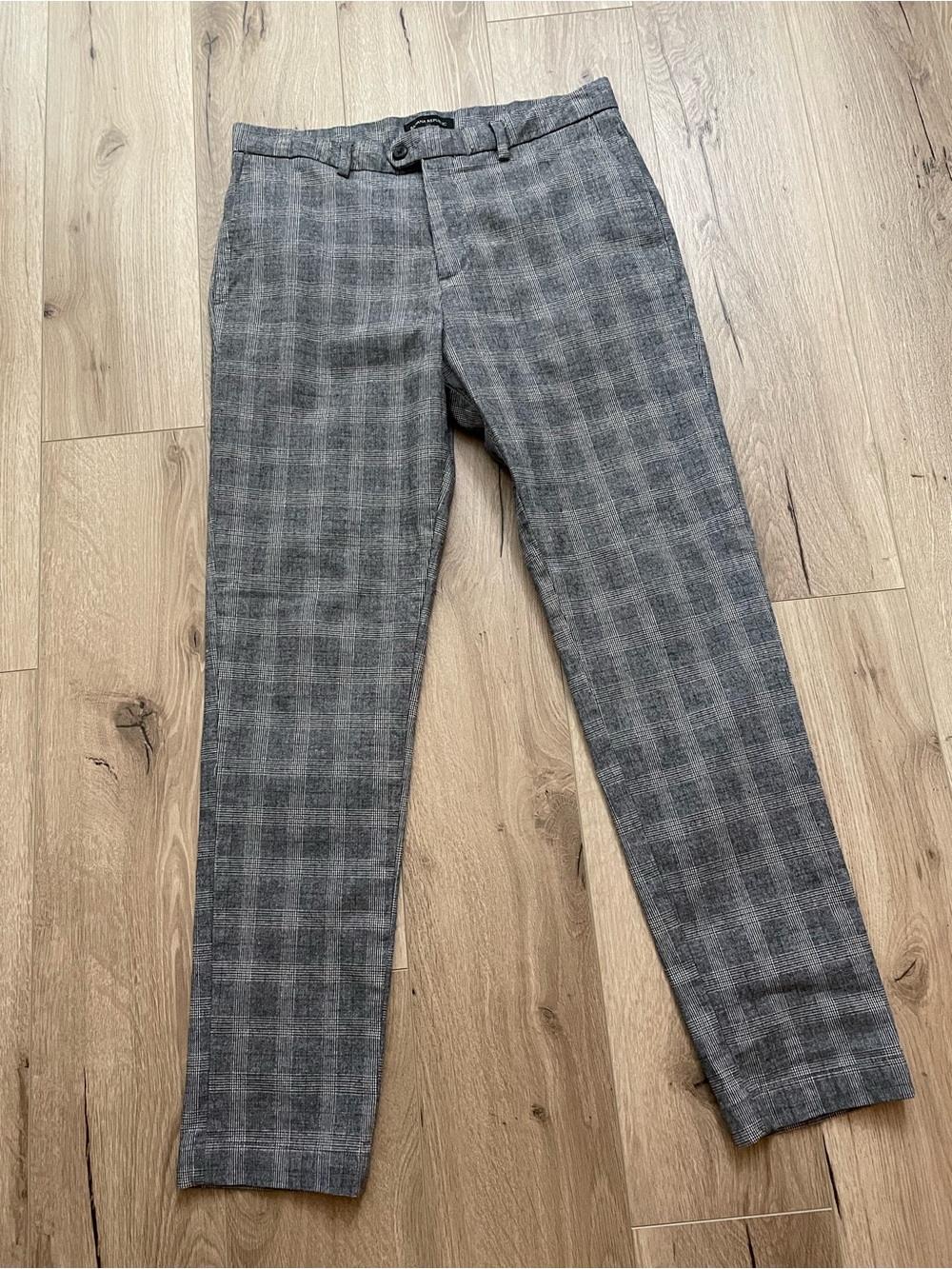 Banana republic prince of wales check chinos slim tapered 32x34 excellent
